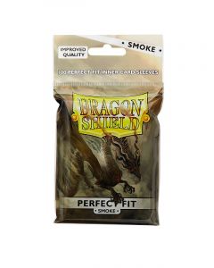 Dragon Shield: Perfect Fit Toploader Inner Card Sleeves: Smoke