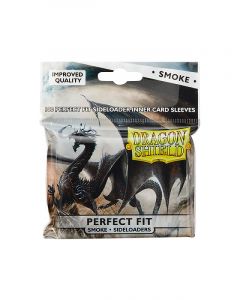 Dragon Shield: Perfect Fit Sideloader Inner Card Sleeves: Smoke