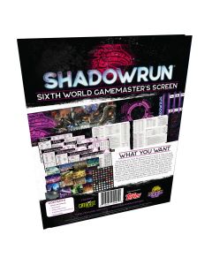 Shadowrun Sixth World: Gamemaster Screen