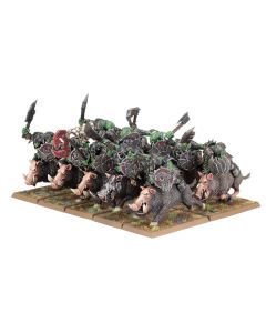 The Old World: Orc & Goblin Tribes: Orc Boar Boyz Mob