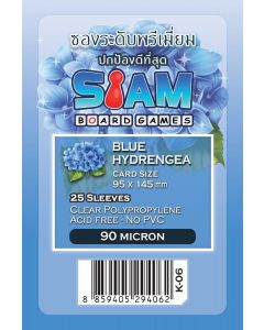 Blue Hydrengea Sleeves 95 x 145 mm (90 micron)