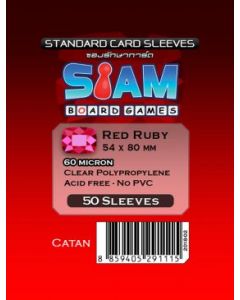 Red Ruby Sleeves 54 x 80 mm (60 micron)