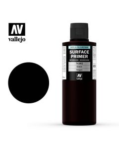 Vallejo Surface Primer: Black (200 ml)