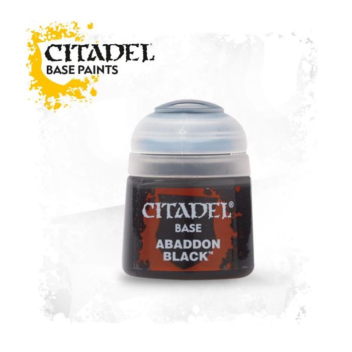 Citadel Base Paint: Abaddon Black - Golden Goblin Games