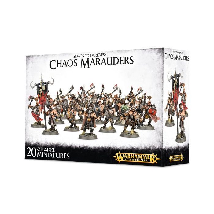 AoS Slaves to Darkness Chaos Marauders on Plastic Frame 