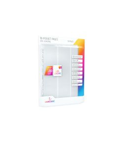 18-Pocket Pages Side-Loading (10 pages bag): White