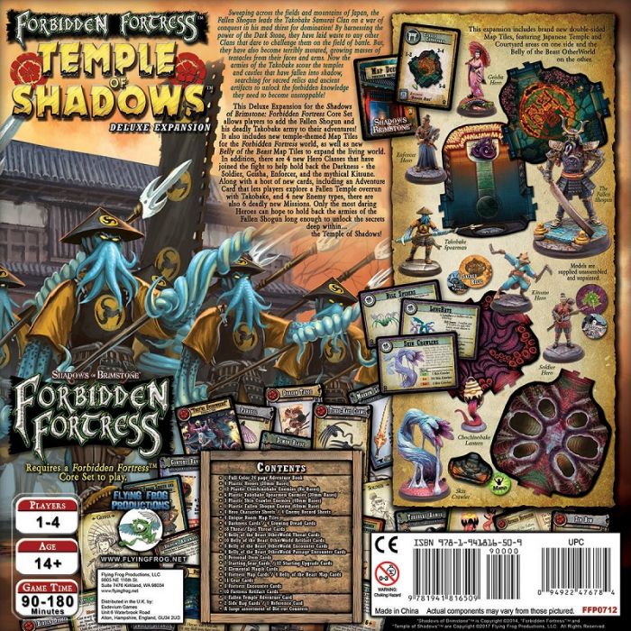 Temple of Shadows Deluxe Exp Shadows of Brimstone Forbidden Fortress