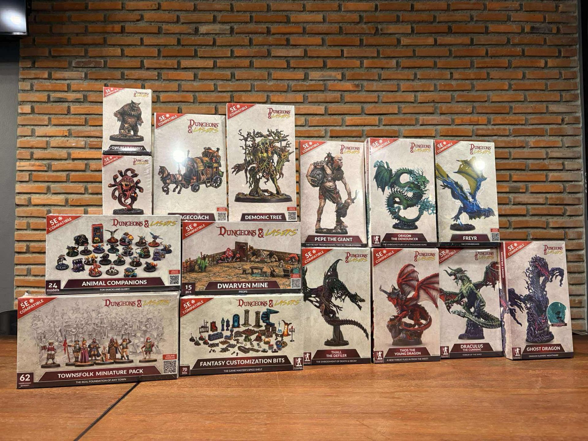 Dungeons &amp; Lasers products