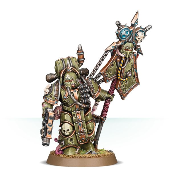 [GAW-99070102021] Warhammer 40k: Death Guard: Plague Marine Icon Bearer