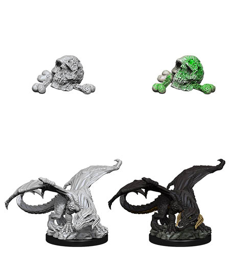 D&D Nolzur's Marvelous Miniatures: Black Dragon Wyrmling