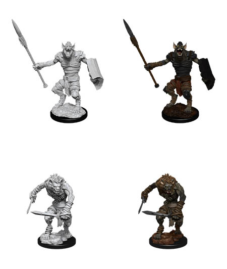 D&D Nolzur's Marvelous Miniatures: Gnoll & Gnoll Flesh Gnawer