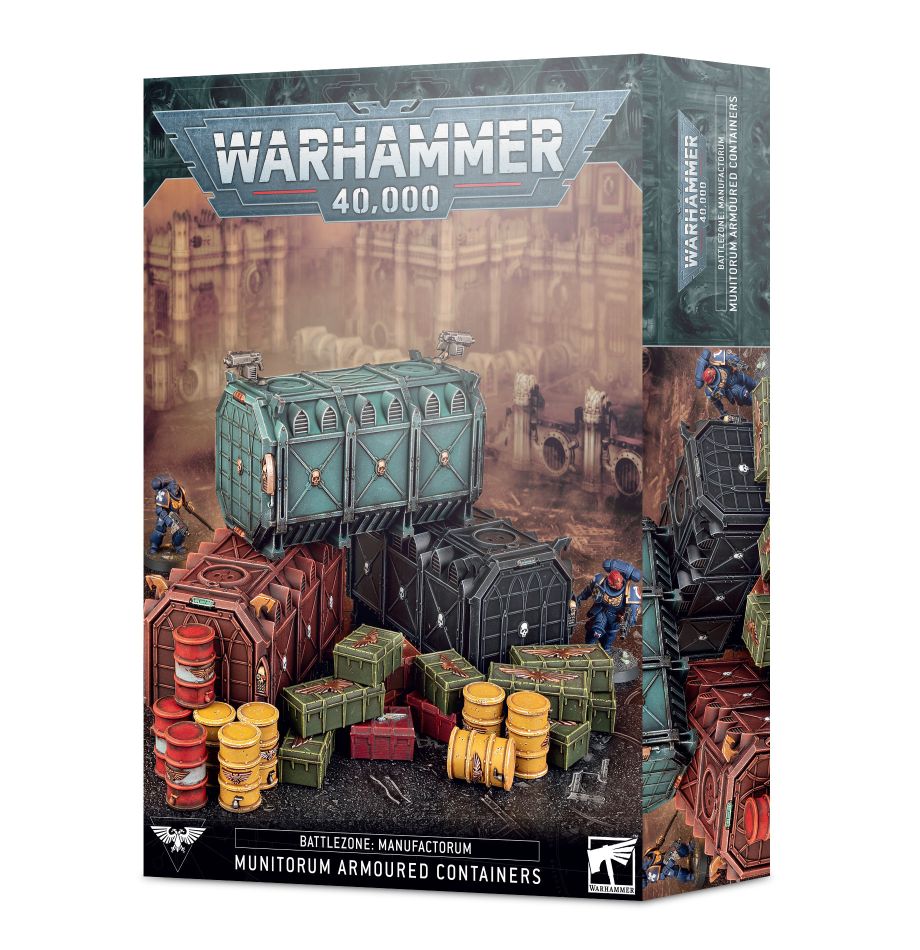 [GAW-99120199092] Warhammer 40k: Battlezone Manufactorum: Munitorum Armoured Containers
