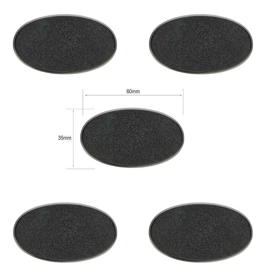 [GAW-99079999006] Citadel 60x35mm Oval Bases