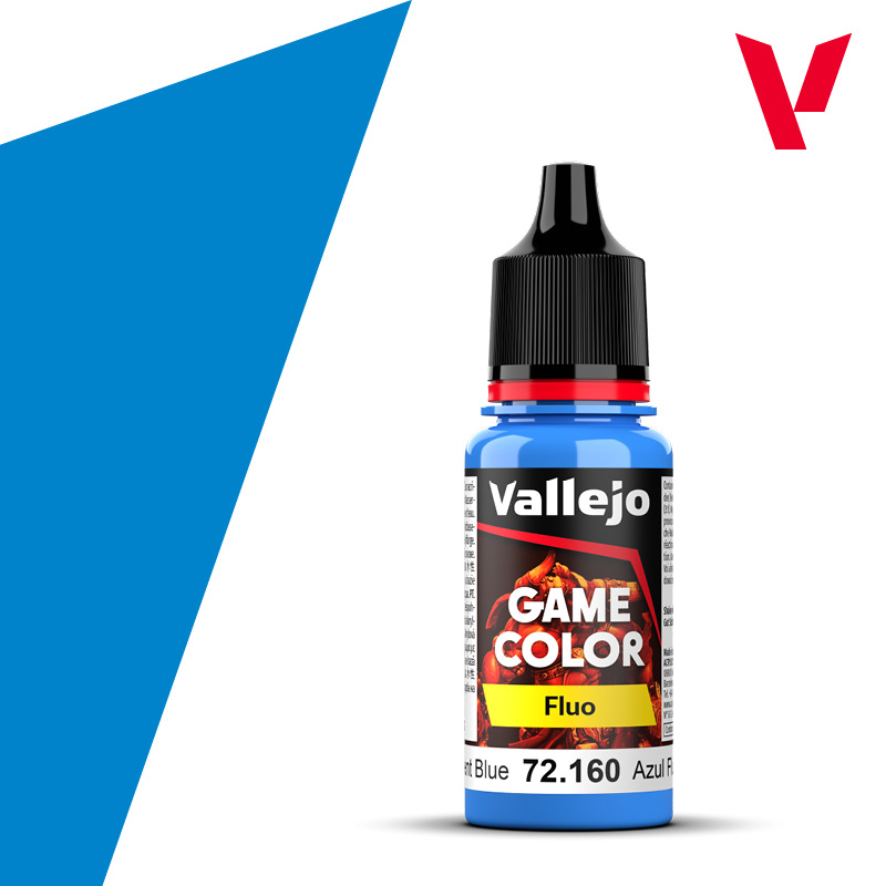 Vallejo Game Color: Fluo: Blue