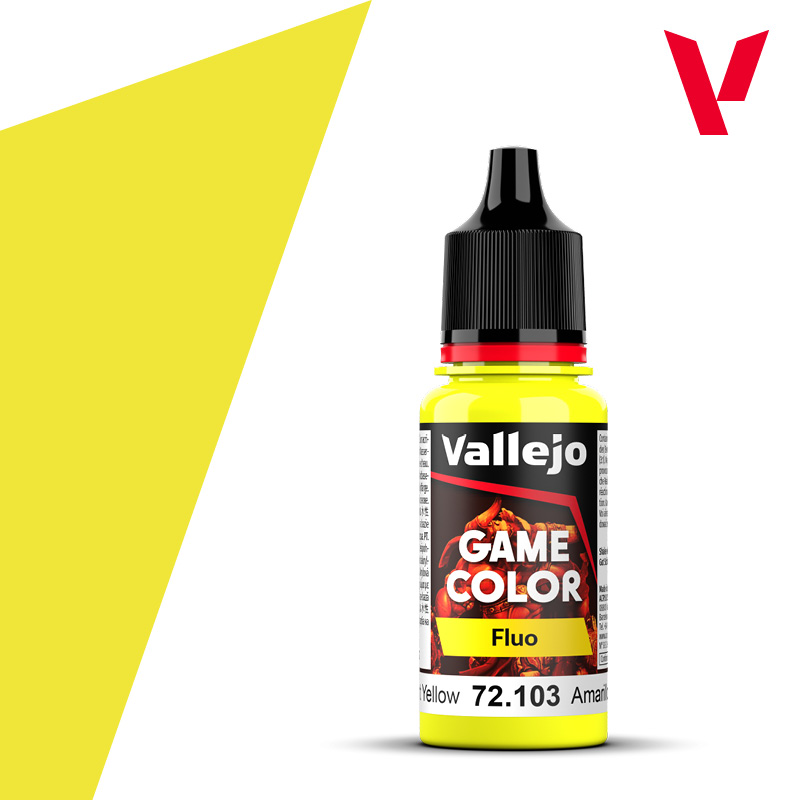 Vallejo Game Color: Fluo: Yellow