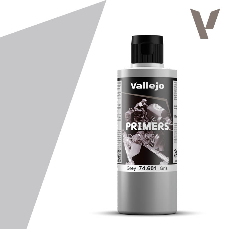 Vallejo Primers: Grey (200 ml)