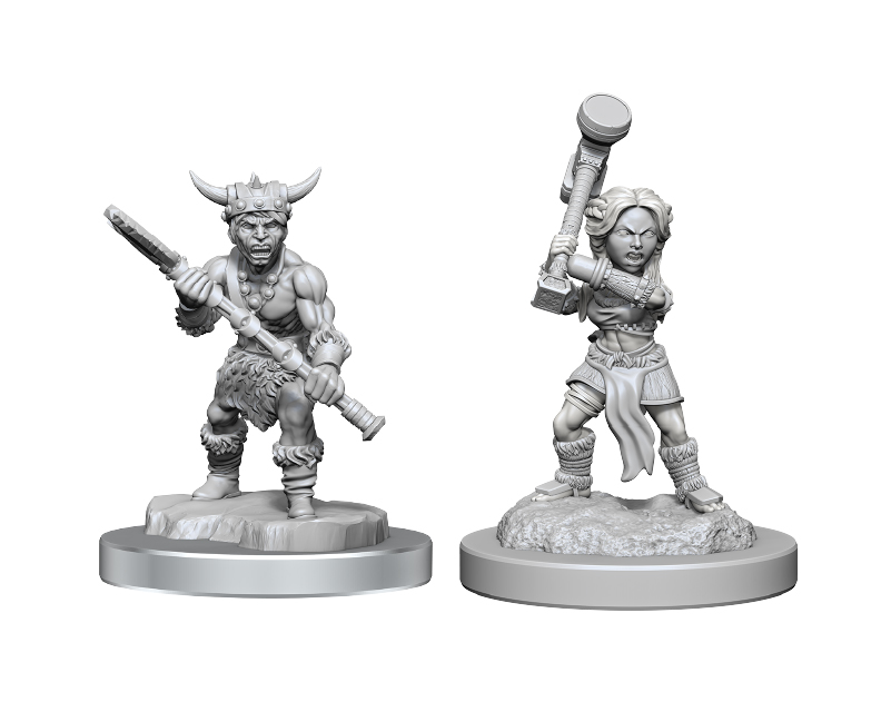 D&D Nolzur's Marvelous Miniatures: Halfling Barbarians