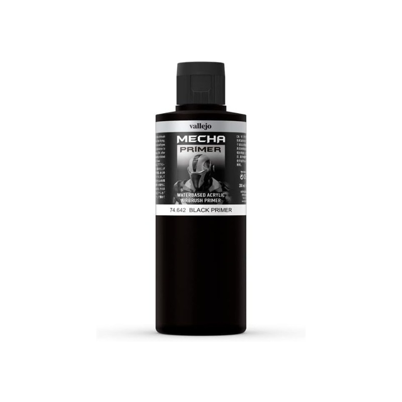Vallejo Mecha Primer: Black (200 ml)