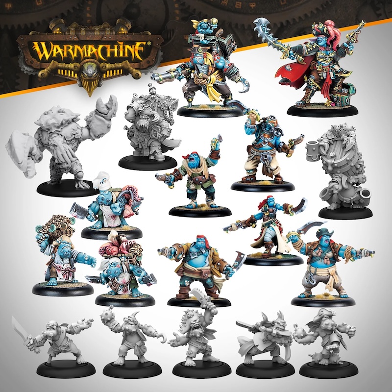 [SFL-IK-SKR121] Warmachine: Southern Kriels Brineblood Marauders: Core Expansion Set