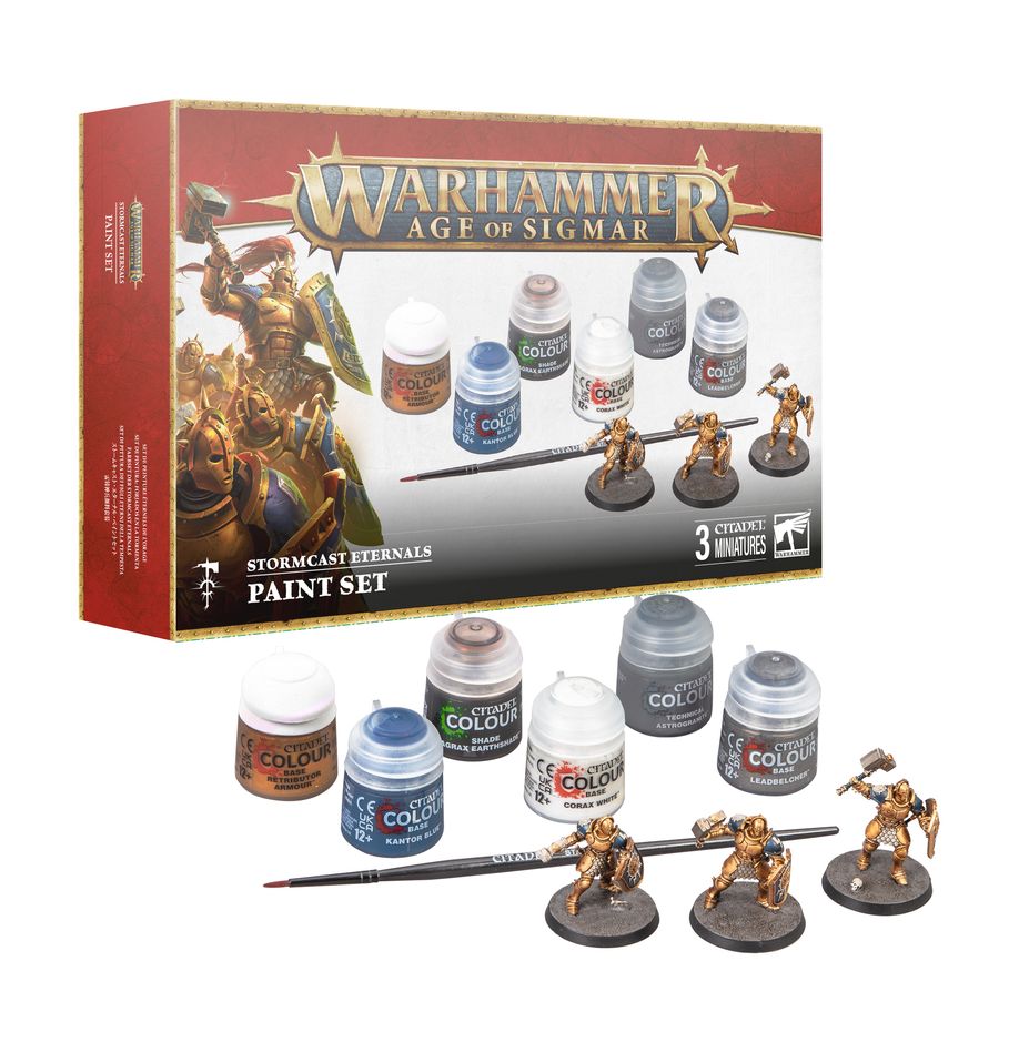[GAW-55170218003] Warhammer AoS: Stormcast + Paint Set
