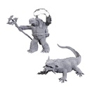 D&D Nolzur's Marvelous Miniatures: Tortle Druid & Wild Shape Giant Lizard