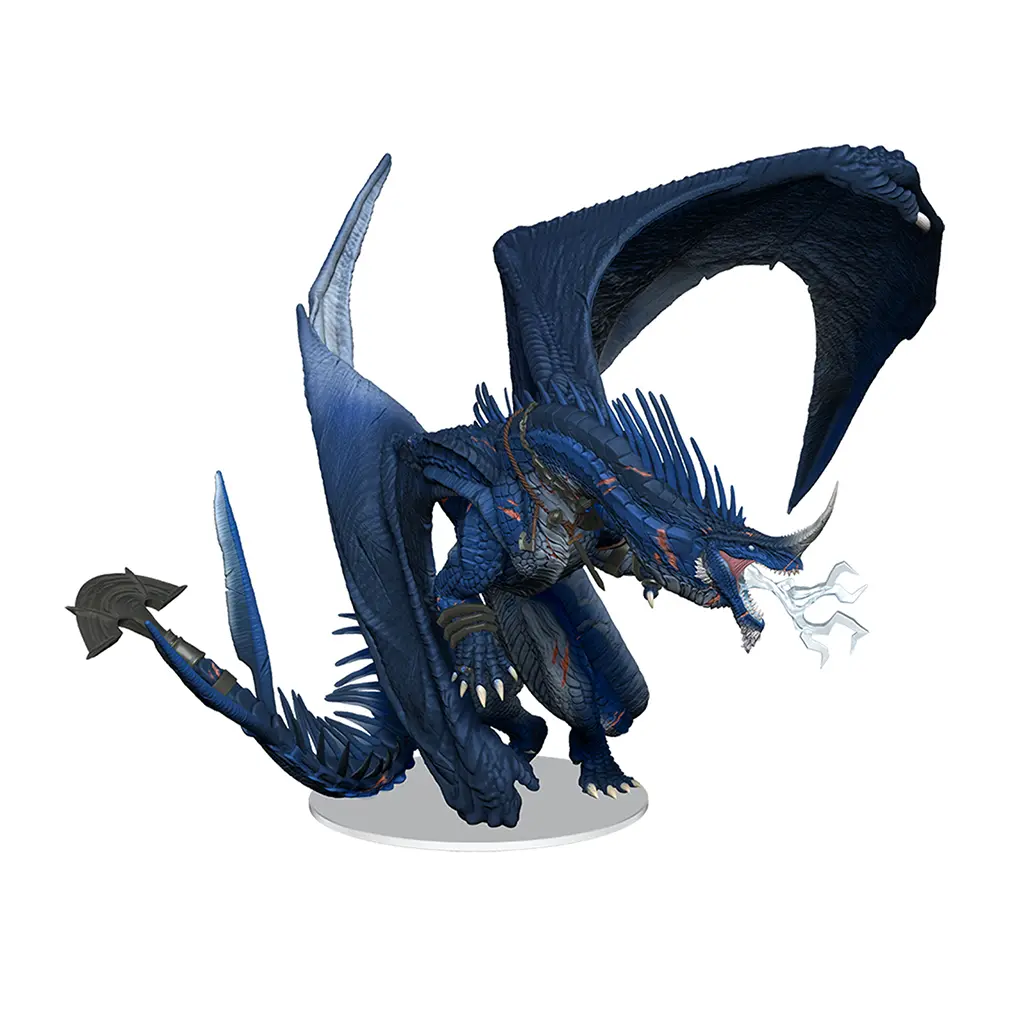 D&D Icons of the Realms: Anthradusk, Ancient Blue Dragon
