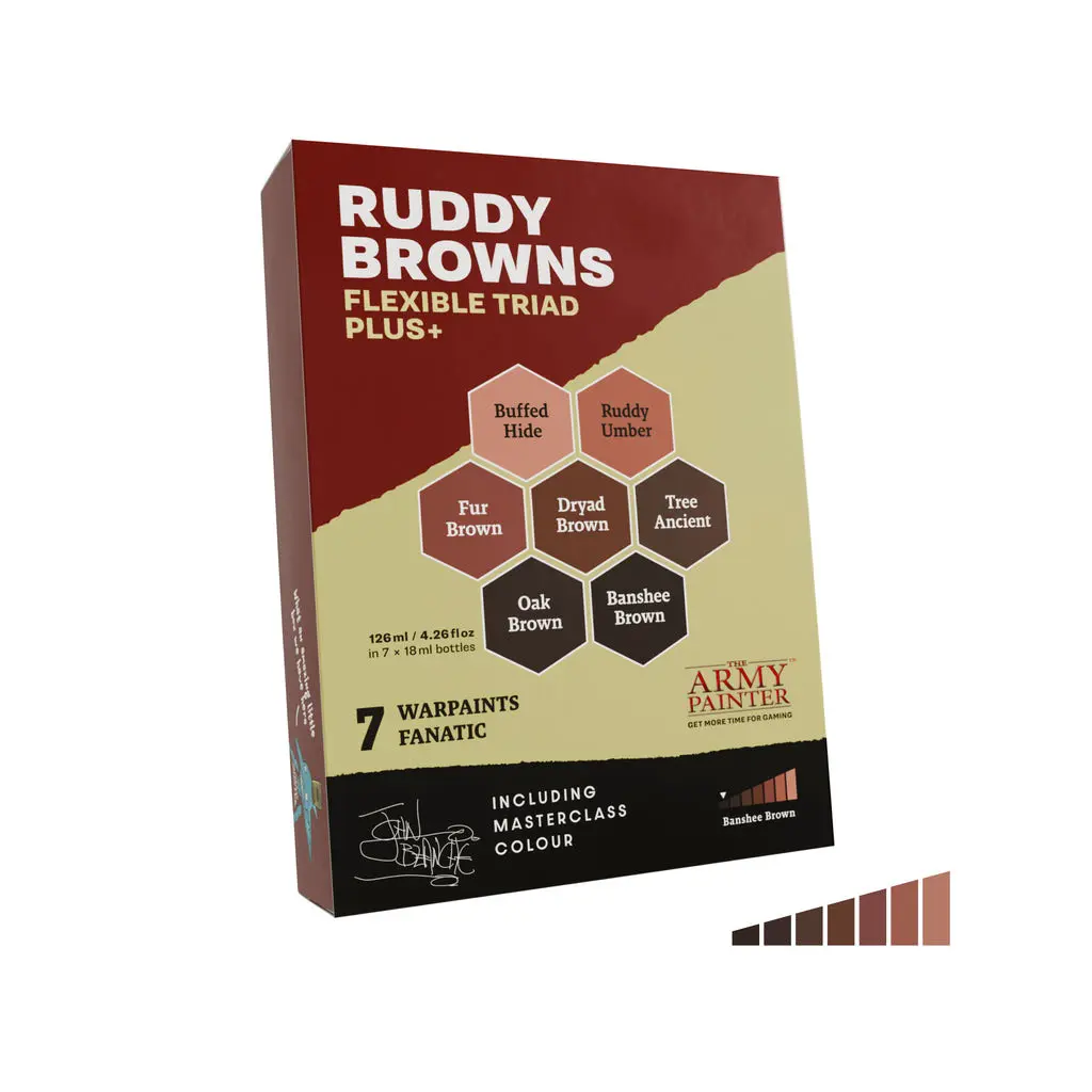 [TAP-WP8089P] Warpaints Fanatic: Flexible Triad Plus+: Ruddy Browns