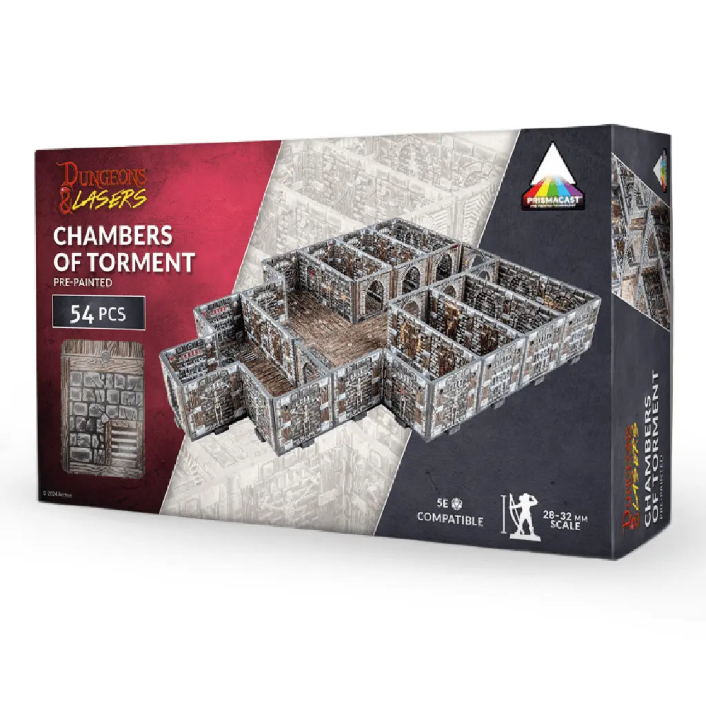 Dungeons & Lasers: Chambers of Torment Prismacast Pre-Painted Terrain