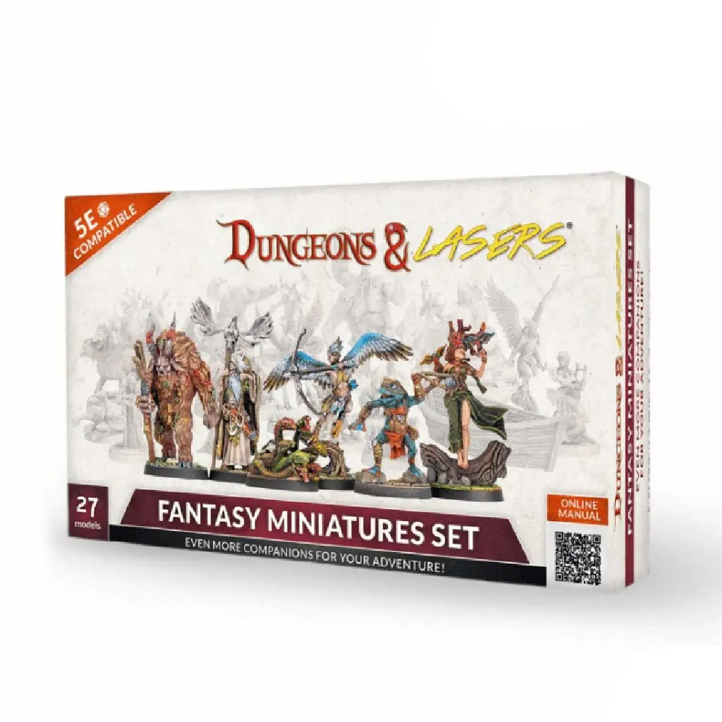 Dungeons & Lasers: Fantasy Miniatures Set