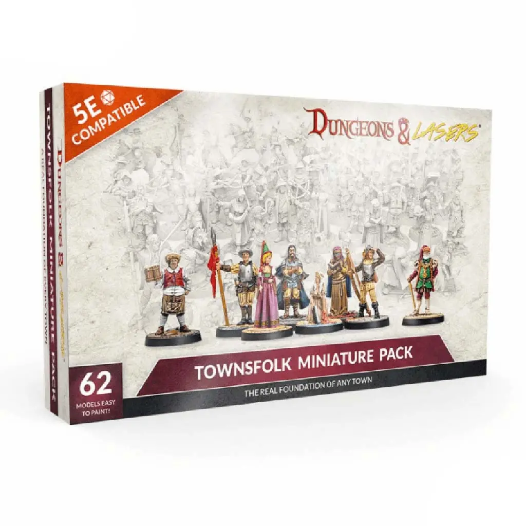 Dungeons & Lasers: Townsfolk Miniature Pack