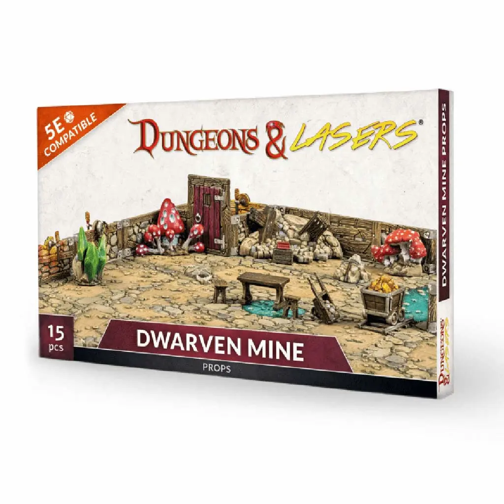 [ACH-DNL0035] Dungeons & Lasers: Dwarven Mine Props