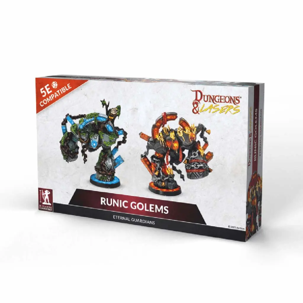 [ACH-DNL0100] Dungeons & Lasers: Runic Golems