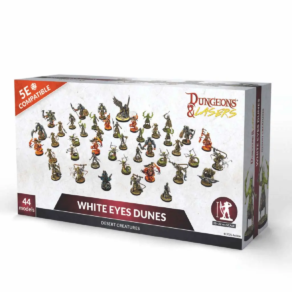 [ACH-DNL0102] Dungeons & Lasers: White Eyes Dunes Desert Creatures