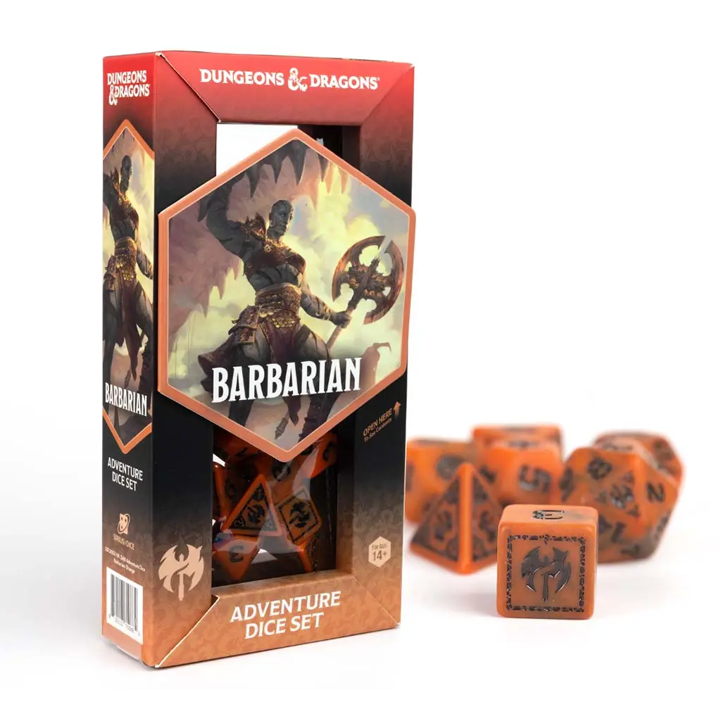 [SDZ-2002-08] Dungeons & Dragons: Adventure Dice Set: Barbarian