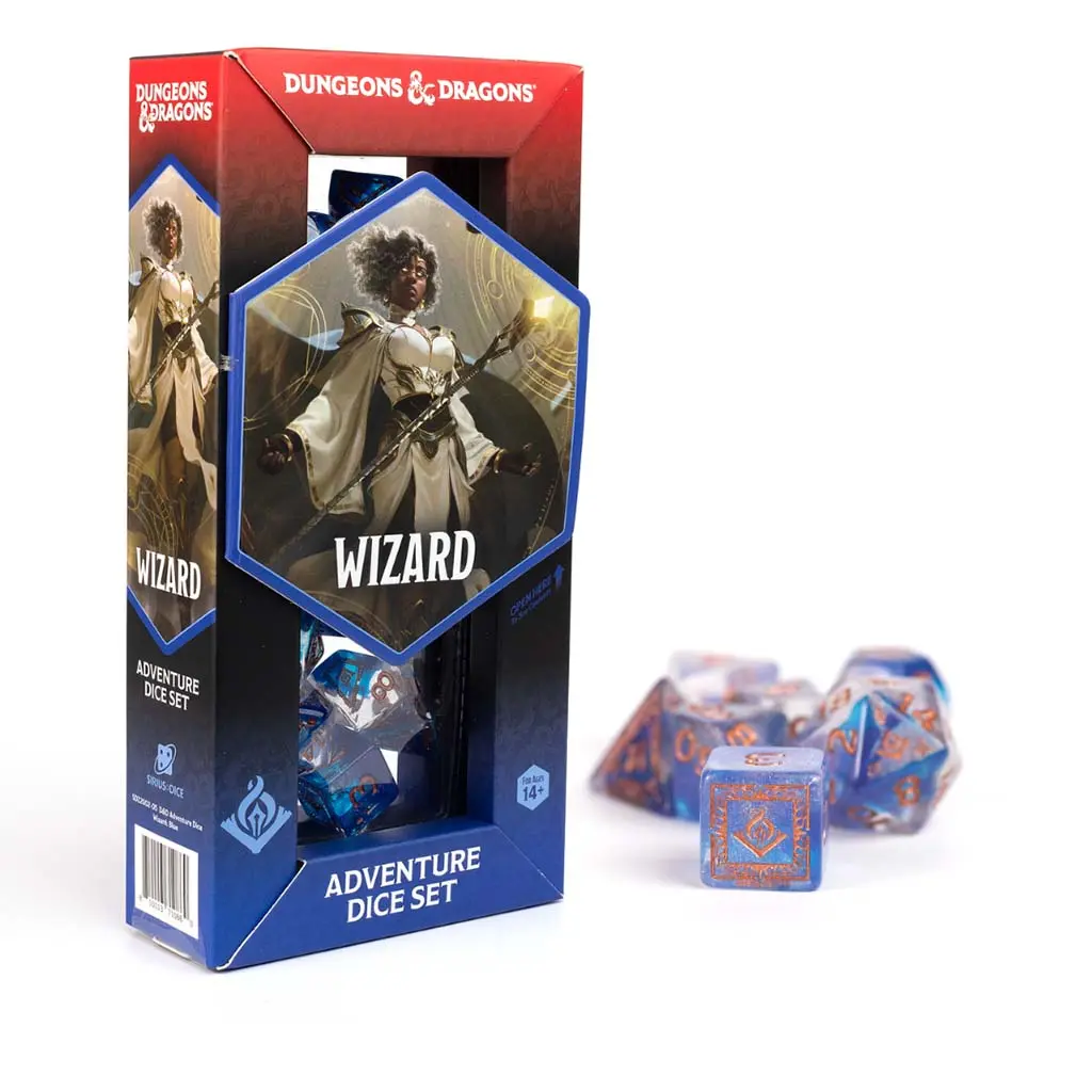 Dungeons & Dragons: Adventure Dice Set: Wizard (Blue)