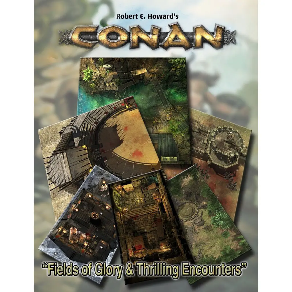 Robert E. Howard's Conan: Fields of Glory & Thrilling Encounters Geomorphic Tile Set