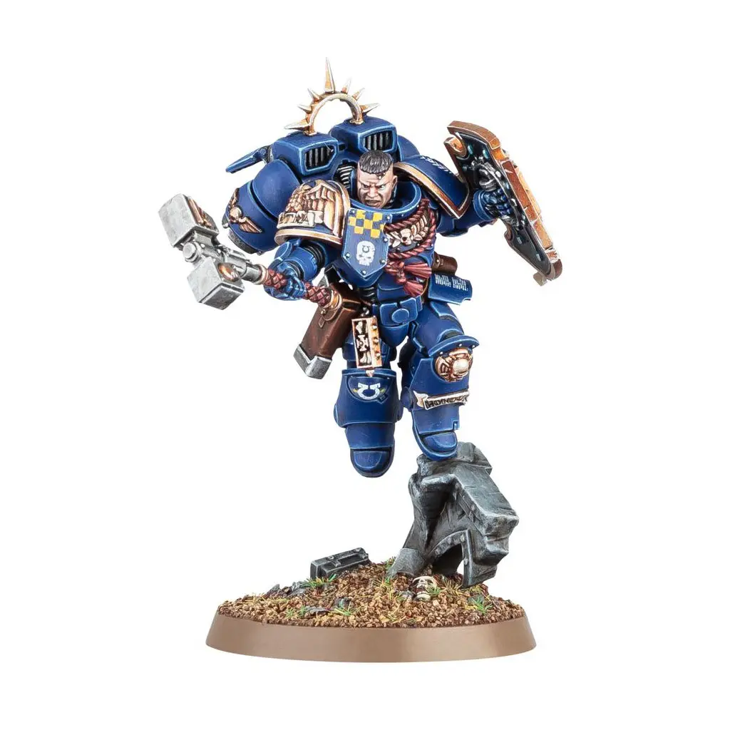 [GAW-99120101492] Warhammer 40k: Space Marines: Captain with Jump Pack & Relic Shield