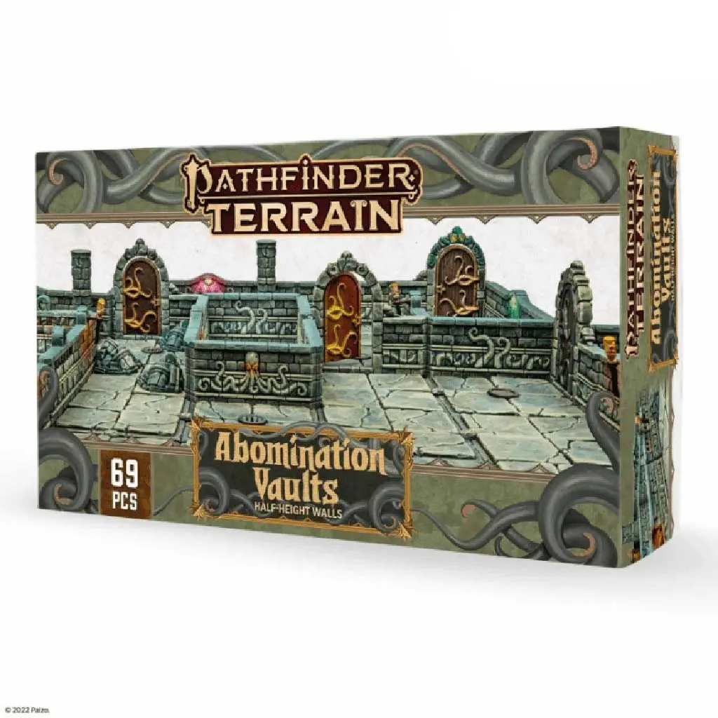 [ACH-DNL0033] Pathfinder Terrain: Abomination Vaults: Half-Height Walls