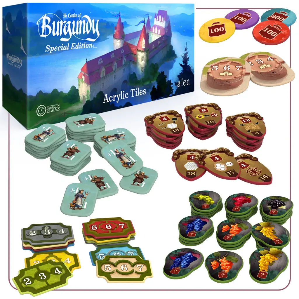 The Castles of Burgundy Special Edition: Upgraded Tokens