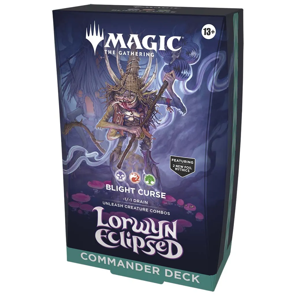 [WOC-D50750000-01] Magic The Gathering: Lorwyn Eclipsed: Blight Curse Commander Deck