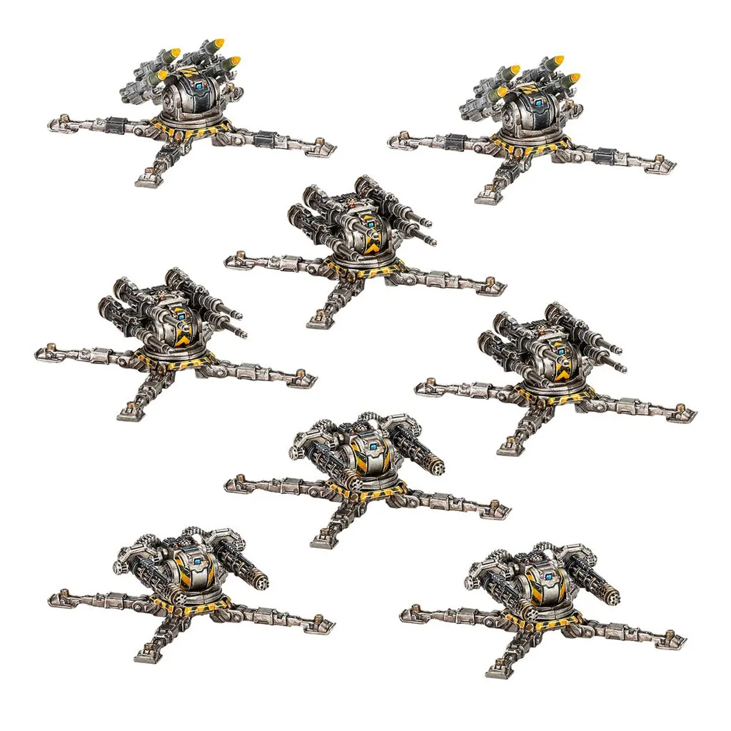 [GAW-99122601033] Legions Imperialis: Araknae Weapons Platform Batteries