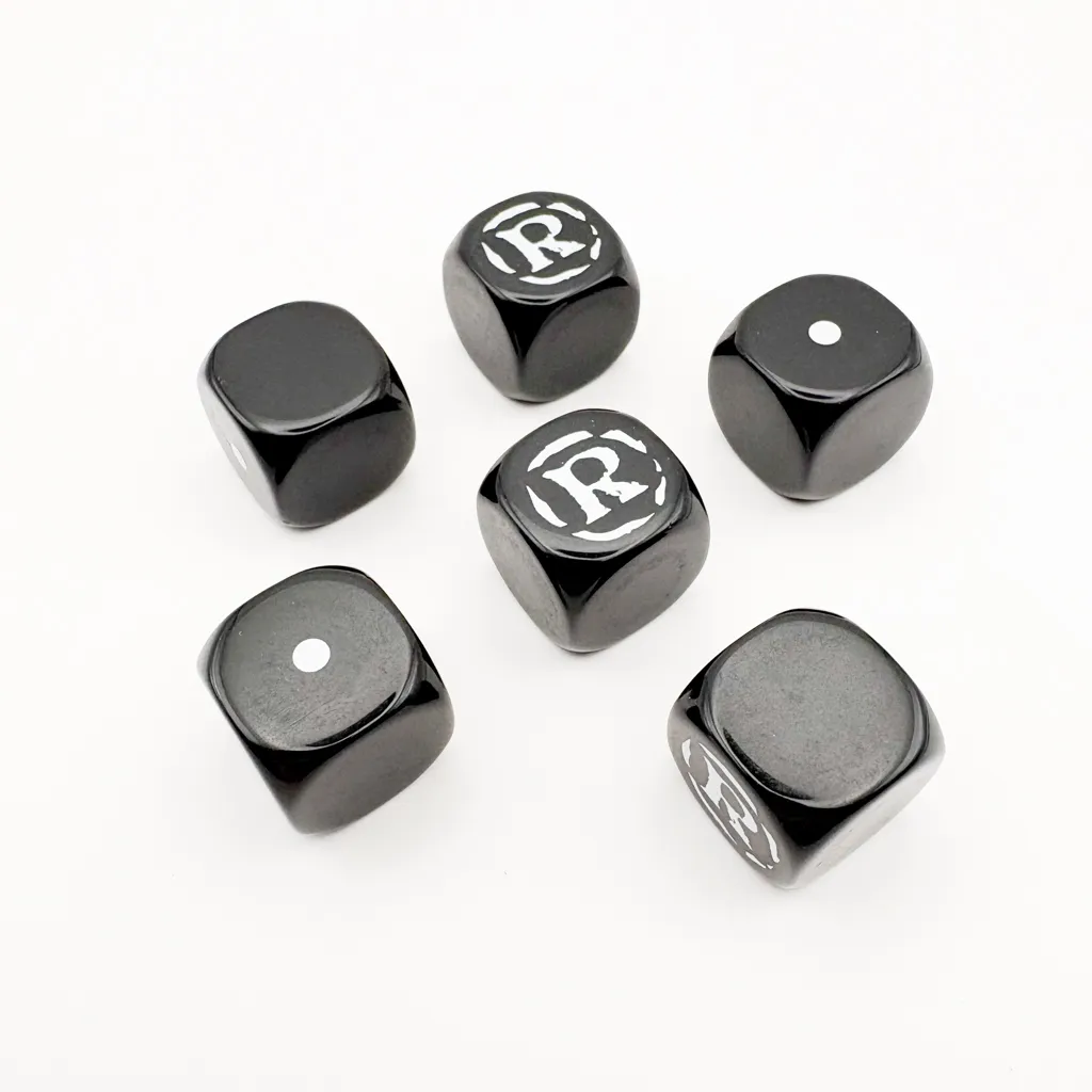 [BGN-RNR004] Role & Roll: Dice Set - Black