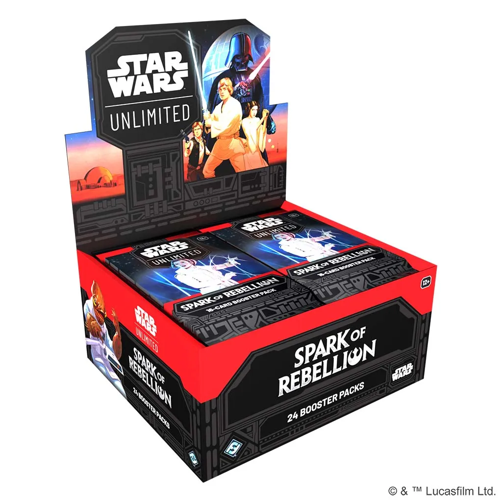Star Wars: Unlimited: Spark of Rebellion: Booster Display