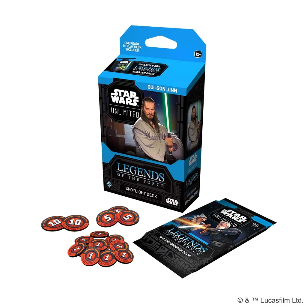 [FFG-SWH0507EN] Star Wars: Unlimited: Legends of the Force: Spotlight Deck: Qui-Gon Jinn