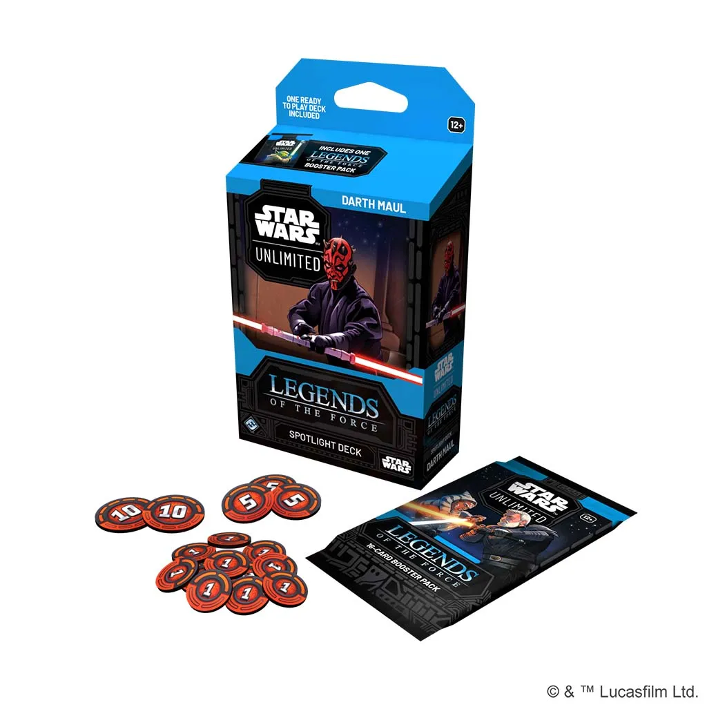Star Wars: Unlimited: Legends of the Force: Spotlight Deck: Darth Maul