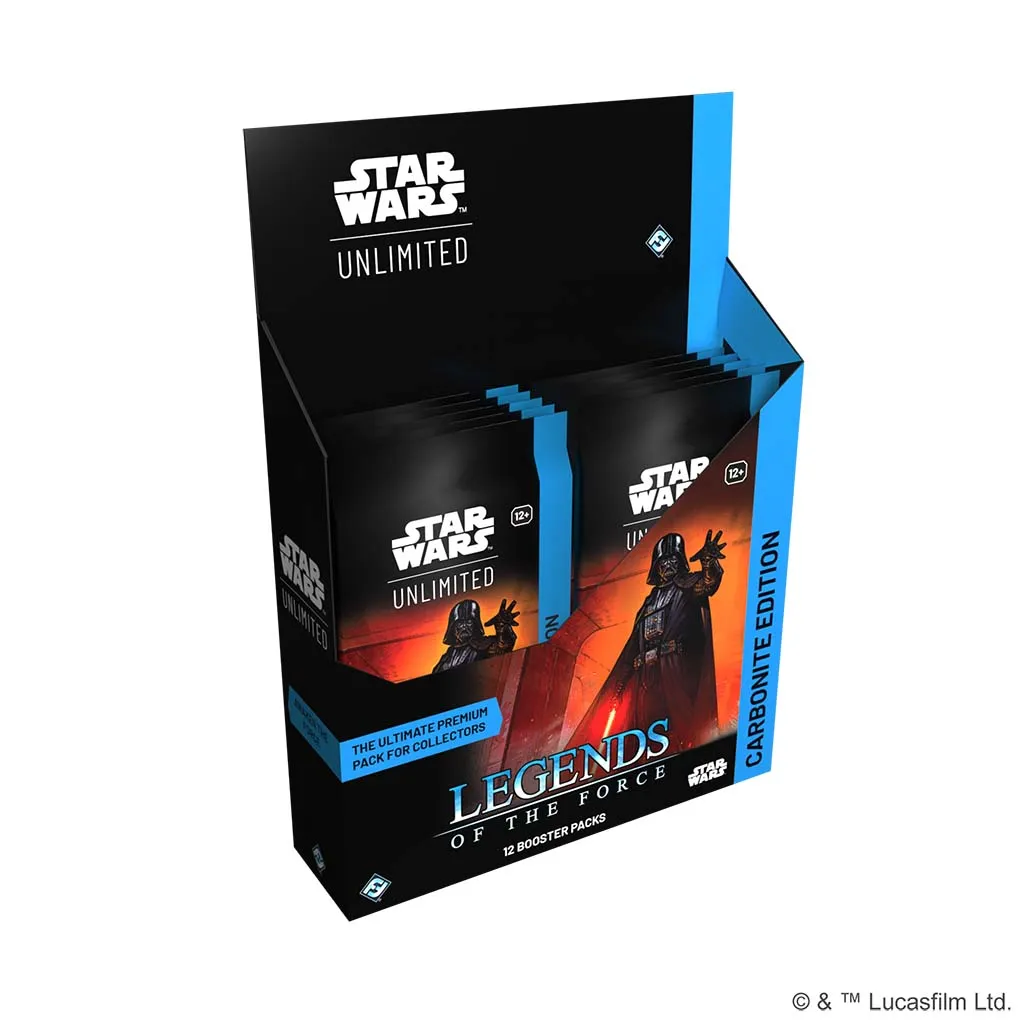 [FFG-SWH0506EN] Star Wars: Unlimited: Legends of the Force: Carbonite Booster Display