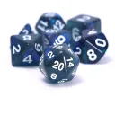 Unearthed Treasure Sapphire 7-Piece Polyhedral RPG Dice Set