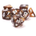 Unearthed Treasure Topaz 7-Piece Polyhedral RPG Dice Set