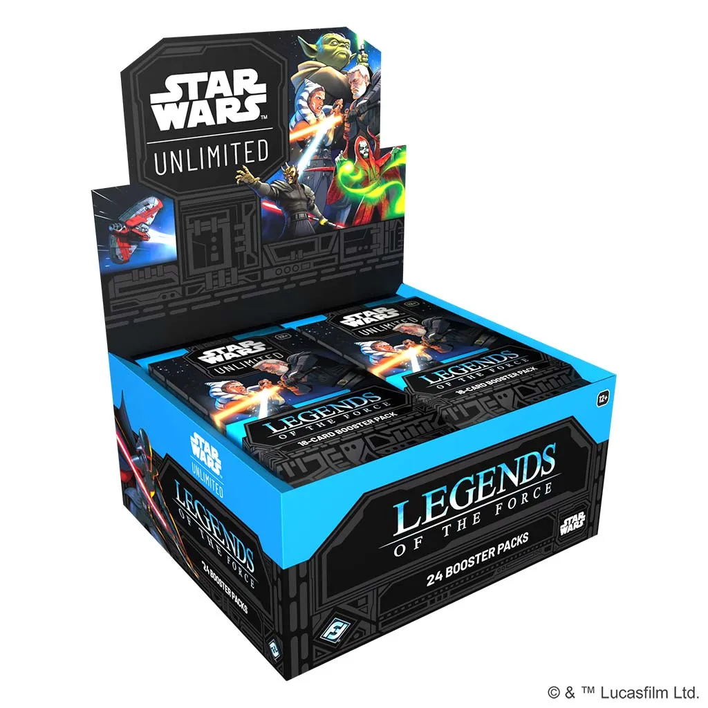 Star Wars: Unlimited: Legends of the Force: Booster Display