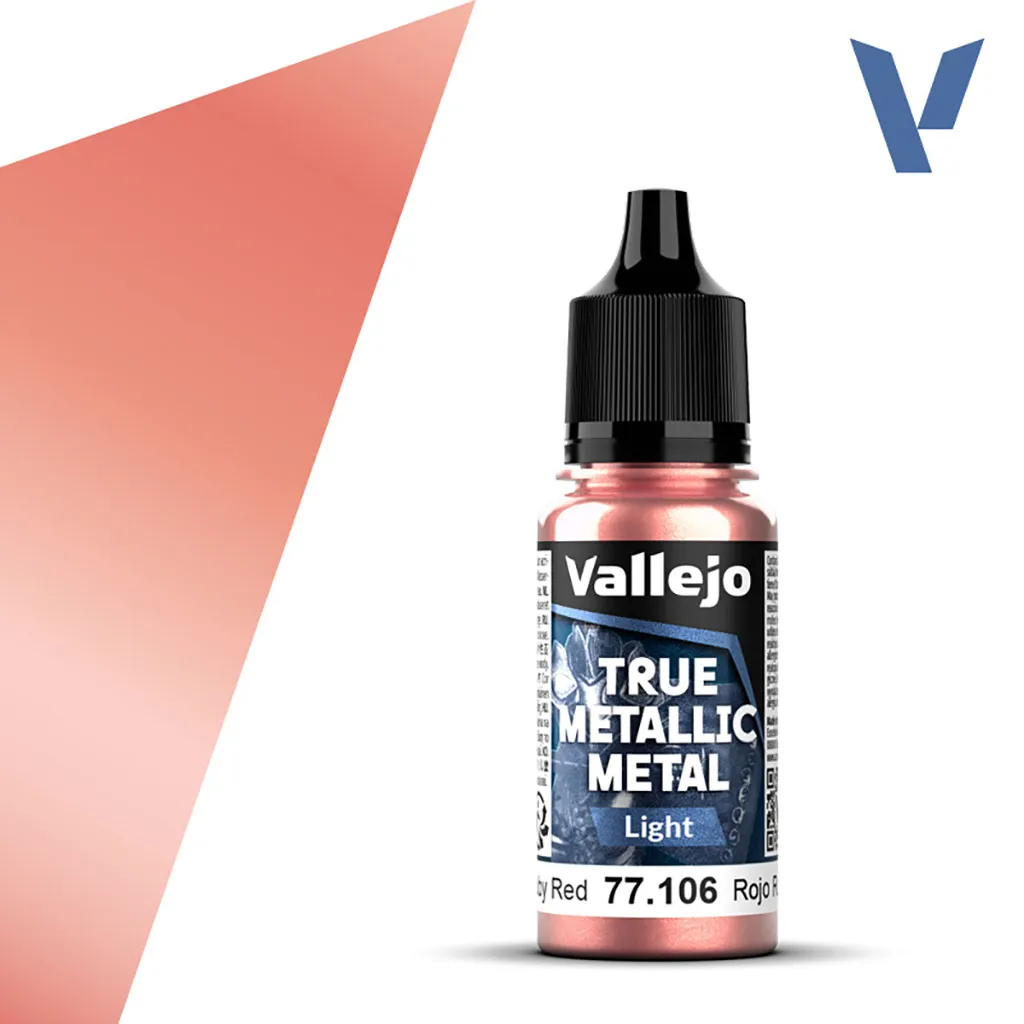 [VAL-77106] Vallejo True Metallic Metal: Light: Ruby Red